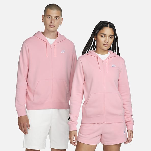 Womens Pink Hoodies Pullovers. Nike